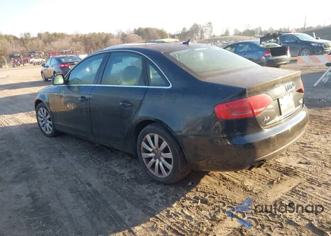 2009 Audi A4 2.0T Premium z USA, uszkodzony, nr VIN WAUSF78K99N023411